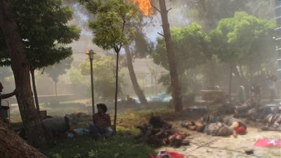 طهران تندد بالتفجير الإرهابي في مدينة سروج التركية