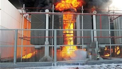 عناصر من كردستان يضرمون النيران في 4 معدات عمل بتركيا