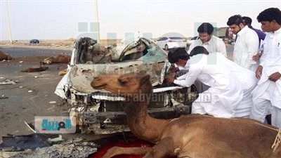  مصرع وإصابة 7 أشخاص في حادث تصادم بالسعودية