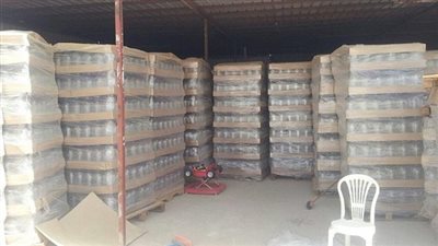 إغلاق مخزن عصائر بالمنوفية