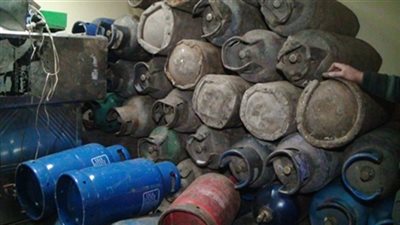 ضبط مستودع يتلاعب في أسطوانات الغاز المدعمة بالغربية