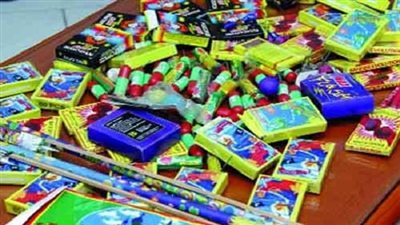 مصادرة 14 ألف صاروخ ألعاب نارية بالغربية