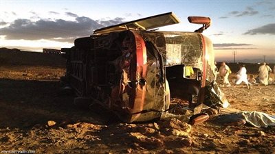 مصرع 11 معتمرًا عمانيًا واصابة 34 فى حادث مرورى بالسعودية