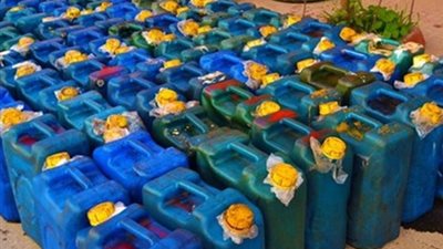 إحباط تهريب 100 ألف لتر بنزين وسولار
