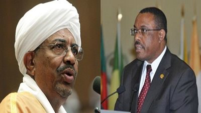 البشير يناقش مع رئيس الوزراء الإثيوبي الوضع الأمني بدول الجوار