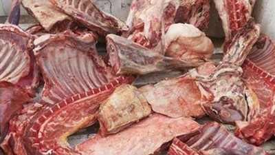 ضبط 350 كيلو لحوم غير صالحة للاستهلاك بالمنيا