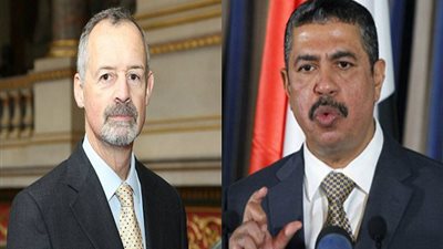 نائب الرئيس اليمني يلتقي سفير بريطانيا بصنعاء
