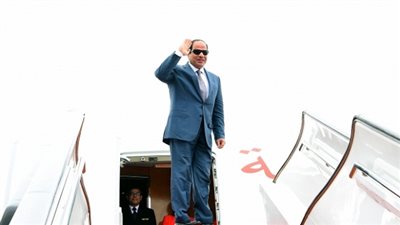 السيسي يصل إلى لندن