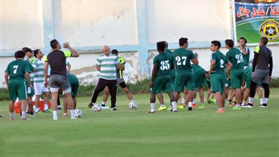 المصري يخوض تدريبات قوية استعدادًا للشرطة