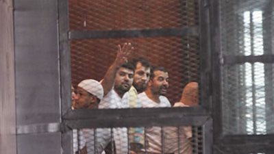 دفاع المتهم بحرق كنيسة كرداسة يدفع ببطلان التحقيقات