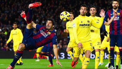 بالفيديو.. برشلونة يضرب فياريال بثلاثية في الدوري الإسباني 