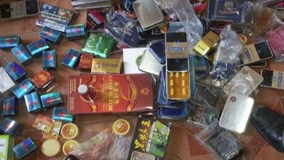 ضبط مليون عدسة لاصقة مجهولة تؤدي لفقدان البصر بعابدين