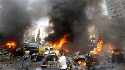 4 قتلى في انفجارين بمعقل حزب الله في بيروت