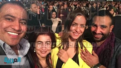 ريم البارودي تشارك أحمد سعد في حفل شرم الشيخ