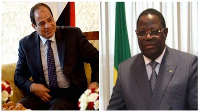 السيسي يستقبل وزير خارجية الجابون فى قصر الاتحادية