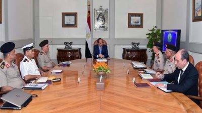 السيسي يجتمع برئيس جهاز مشروعات الخدمة الوطنية