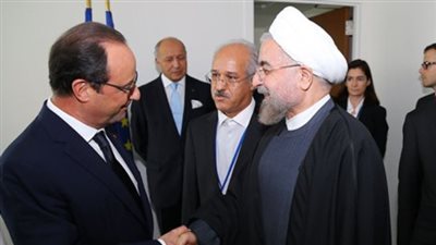 أولاند وروحاني يؤكدان على أهمية مفاوضات القوى الكبرى لحل النزاع في سوريا