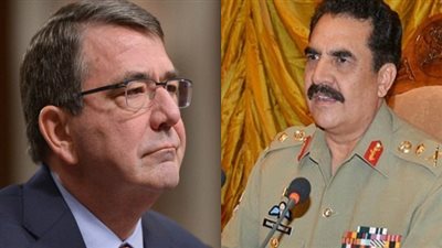 رئيس الأركان الباكستاني يلتقي وزير الدفاع الأمريكي في البنتاجون