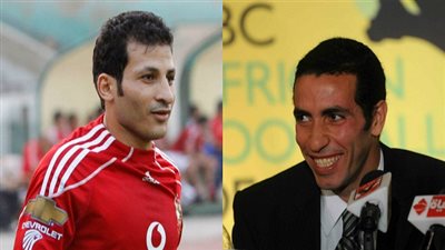 أبوتريكة وسيد معوض يصلان حفل رعاية الأهلي