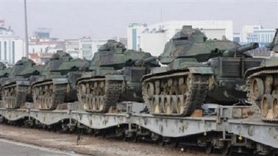 شحن دبابات بالسكك الحديدية من غربي تركيا إلى جنوبها