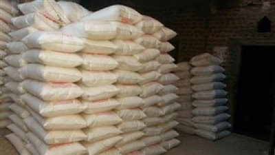  ضبط 7 أطنان أرز مجهولة المصدر في الغربية