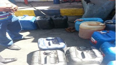 ضبط 37 ألف لتر بنزين داخل محطة وقود قبل تهريبها بالجيزة 