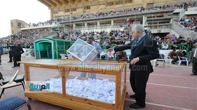 بالصور.. الإسكان تجري قرعة علنية بإستاد المقاولون العرب