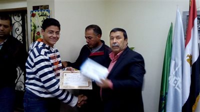 بالصور.. تكريم طلبة مدارس الإسكندرية الفائزين في أولمبياد الصين للروبوتات