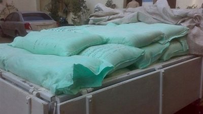 ضبط 60 طن دقيق مدعم بأوسيم 