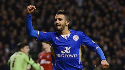 الجزائري محرز يسجل هاتريك تاريخي بالدوري الإنجليزي أمام سوانزي 