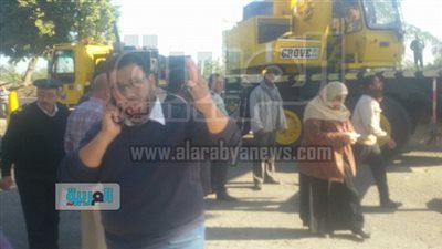 فتح طريق القاهرة الإسكندرية الزراعي بعد إصلاح كوبري 