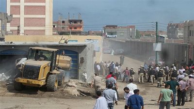 حملة مكبرة لإزالة التعديات على أملاك الدولة بدمياط