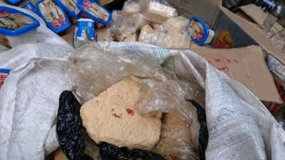 ضبط مصنعي حلاوة طحينية لاستخدامهما منتجات مجهولة المصدر بالمنوفية