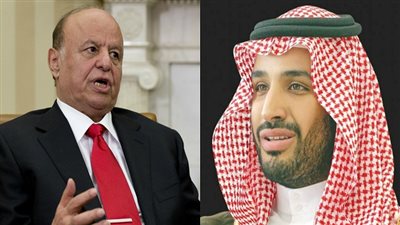 الرئيس اليمني يتلقى اتصالا من وزير الدفاع السعودي
