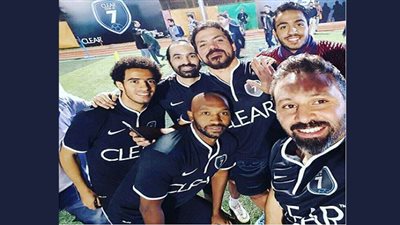 سيلفي يجمع حازم امام وشيكابالا وكهربا وجابر