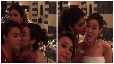 بالفيديو.. قبلات وأحضان لمنة شلبي بسبب 