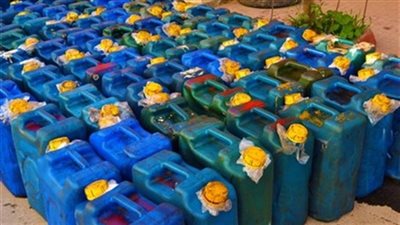 ضبط مواطن يبيع السولار في السوق السوداء بالشيخ زايد 