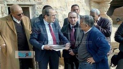 بالصور.. وزير الآثار ومحافظ الجيزة يتفقدان آثار سقارة وميت رهينة