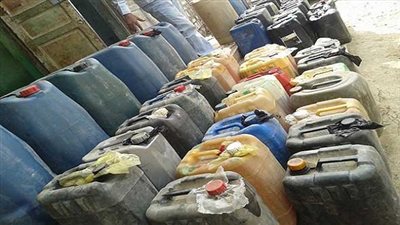 ضبط 16 ألف لتر سولار قبل بيعها في السوق السوداء بالسلام 