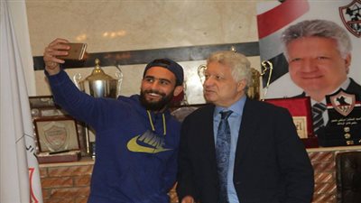 بالفيديو.. جلسة الصلح بين رئيس الزمالك وباسم مرسي