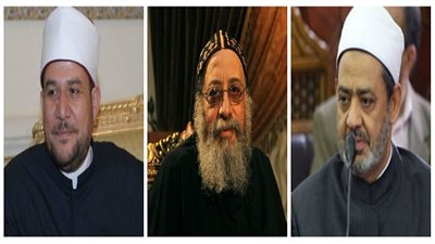 البابا تواضروس يهنئ وزير الأوقاف والمفتي بالمولد النبوي الشريف