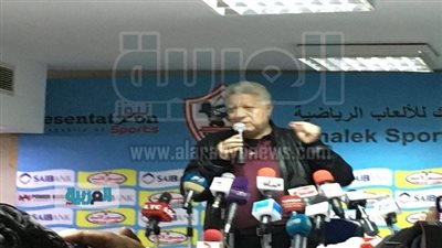 رئيس الزمالك يعد الجماهير بالفوز بالدوري والكأس