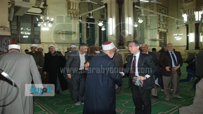 محافظ الجيزة يحتفل بالمولد النبوي بمسجد المغفرة في العجوزة