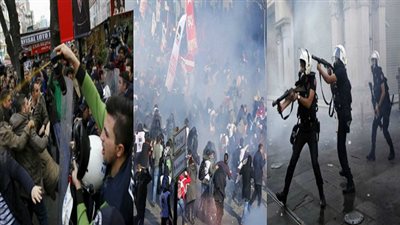 تركيا تقمع الحريات.. توسيع قرار حظر التجوّل ليشمل 11 منطقة في مدينة نصيبين.. تفريق الآلاف من المحتجين في ديار بكر.. والجيش يقتل أكثر من 100 شخص