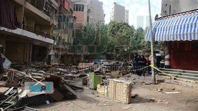 الآثار الناجمة عن انهيار عقار فيصل 