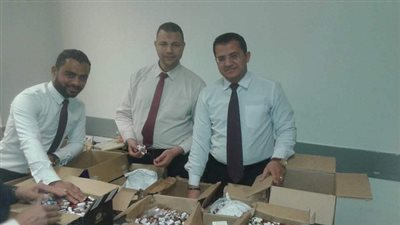 ضبط 10 آلاف دواء نادر بالمطار قادمة من السعودية