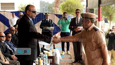 بالصور.. مدير شرطة النقل يشهد حفل تخريج دفعة جديدة من المجندين
