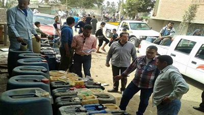 ضبط 88 ألف لتر سولار قبل بيعها بالسوق السوداء بالمحافظات 