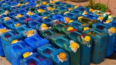 ضبط 8 آلاف لتر 