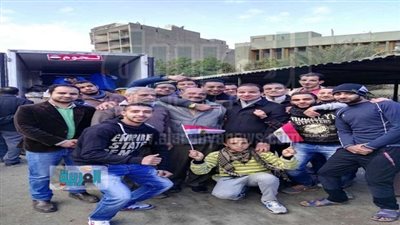 بالصور.. نائب بولاق ينظم قافلة غذائية بشارع ناهيا